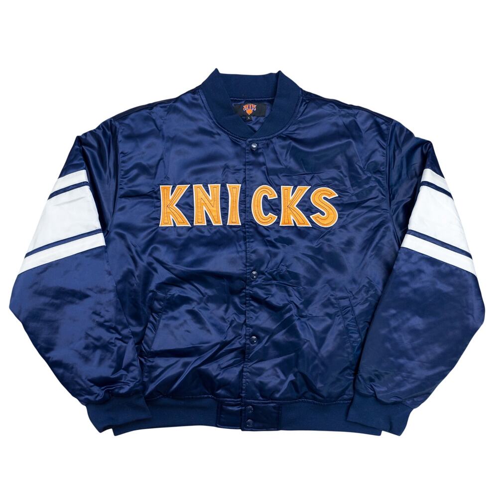 Kith for the New York Knicks Classic Satin Bomber Jacket Size L